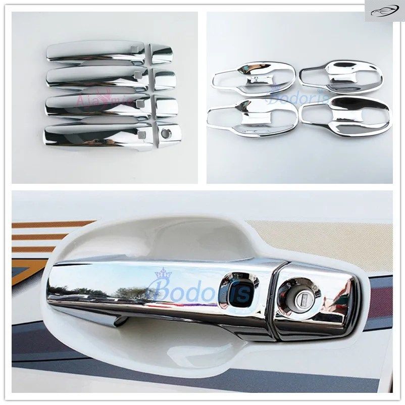 トヨタ ランドクルーザー LC 200 2008-2015 ドアハンドルカバー スマートキーホール付き カーボウルトリム パネルスタイリング