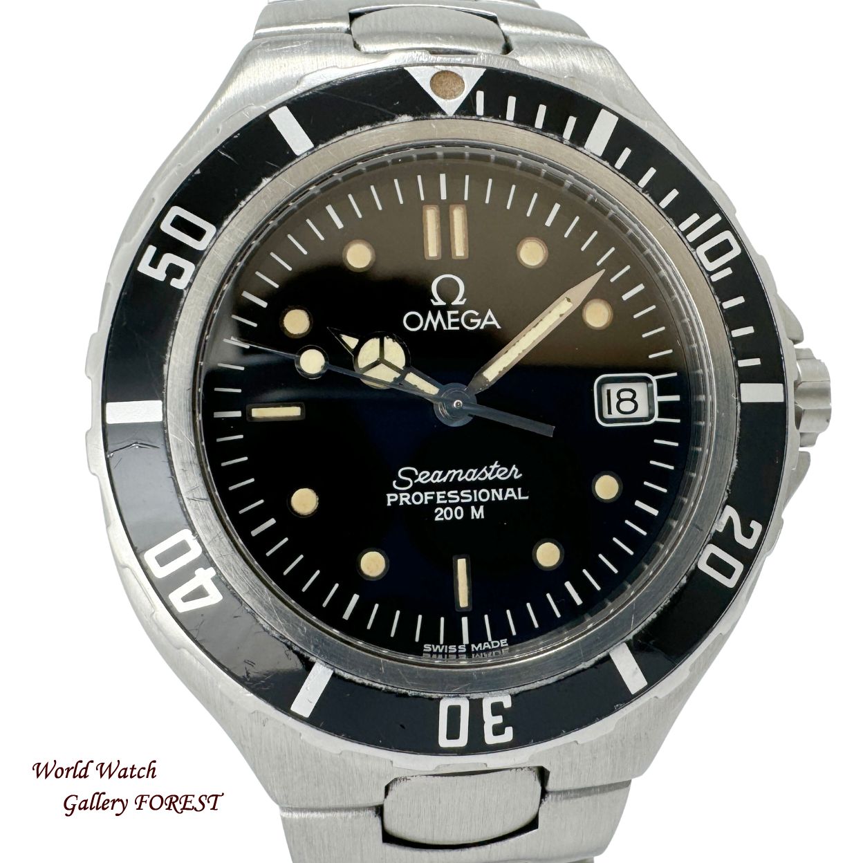 【OMEGA オメガ シーマスター プロフェッショナル 200M】PRE-BOND 初期型 ベンツ針 中古 メンズ腕時計 アンティーク クオーツ☆外装仕上げ