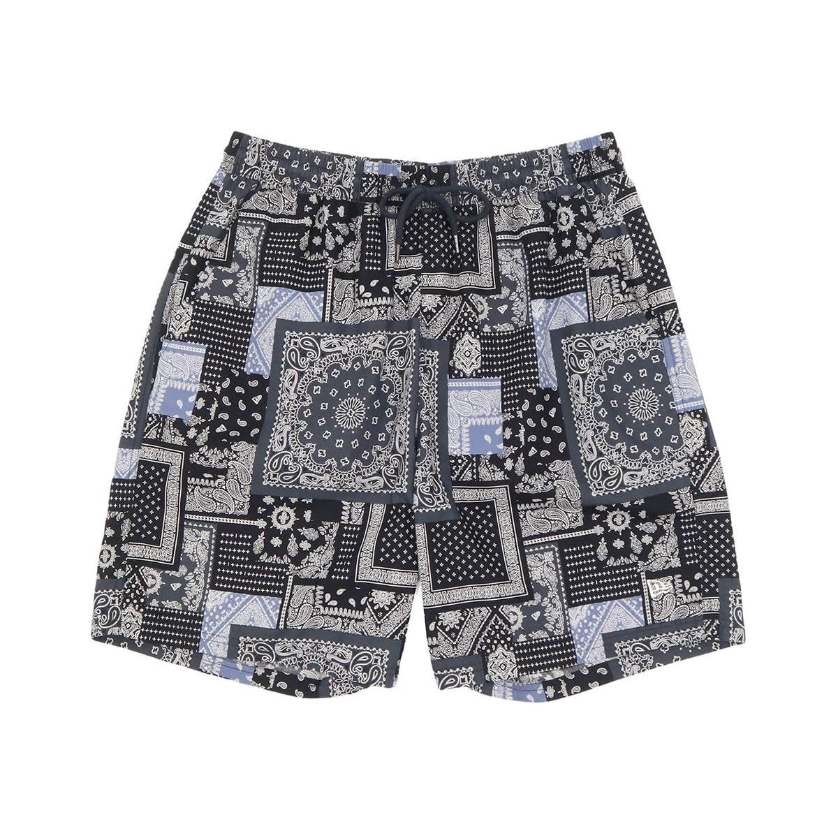 [ニューエラ] アパレル パンツ・ボトムス Easy Short Pants 14856741 NER37A8314 ネイビー ショートパンツ ペイズリー柄 Oriental Paisley おしゃれ デザイン 小さい 大きい サイズ プレゼントギフト 男女兼