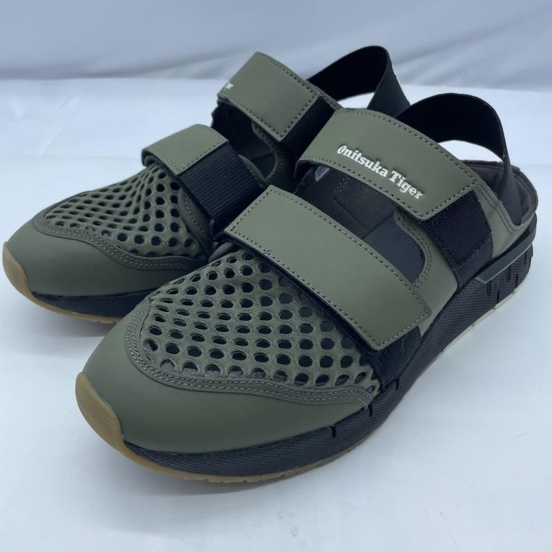 【中古】Onitsuka Tiger サンダル 25.5cm 1183A966 カーキ オニツカタイガー[19]