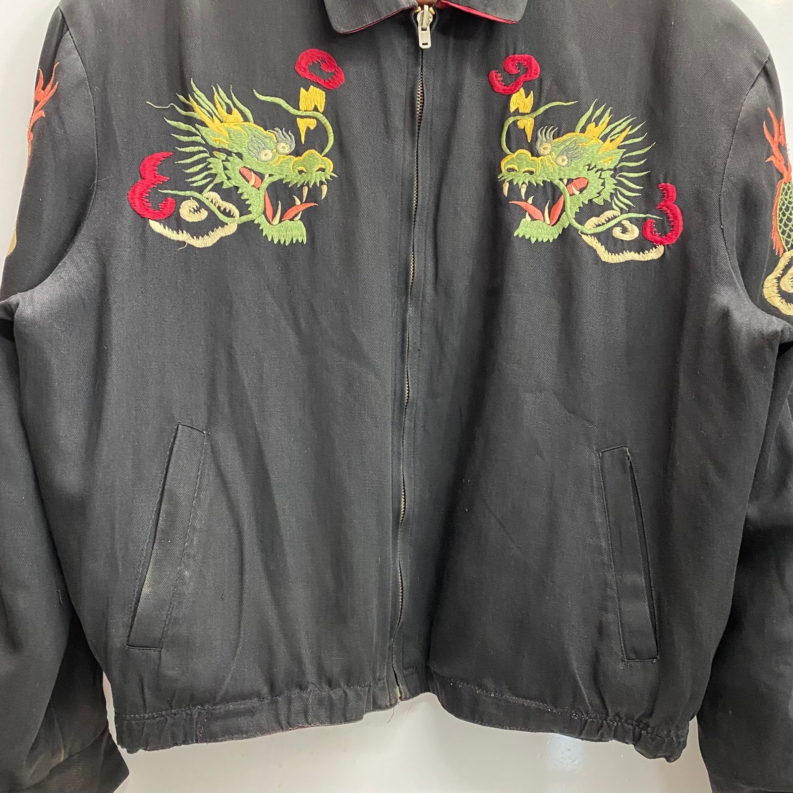 ピンクドラゴン PINK DRAGON 80's FDC Rock'A Beat Souvenir Jacket