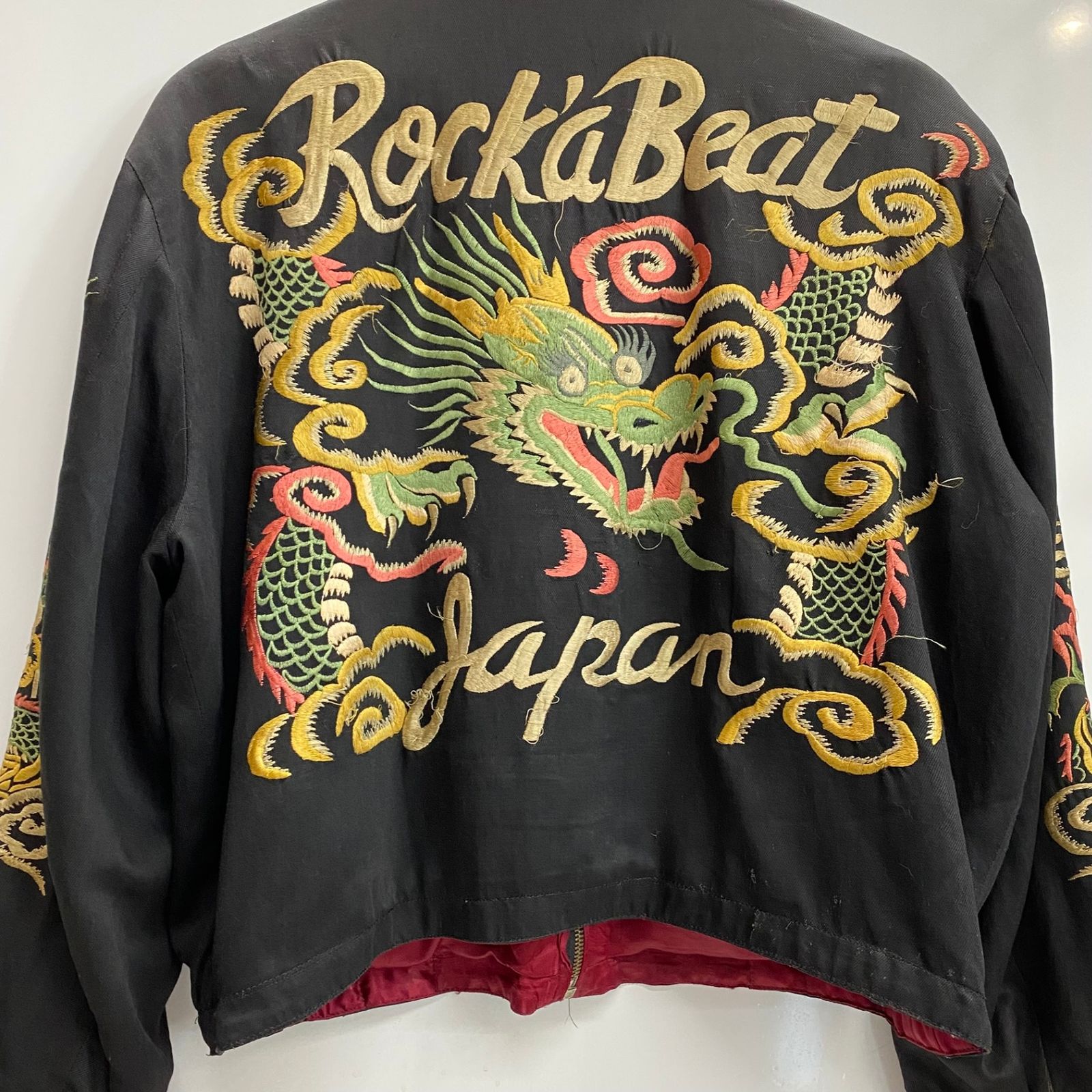 ピンクドラゴン PINK DRAGON 80's FDC Rock'A Beat Souvenir Jacket