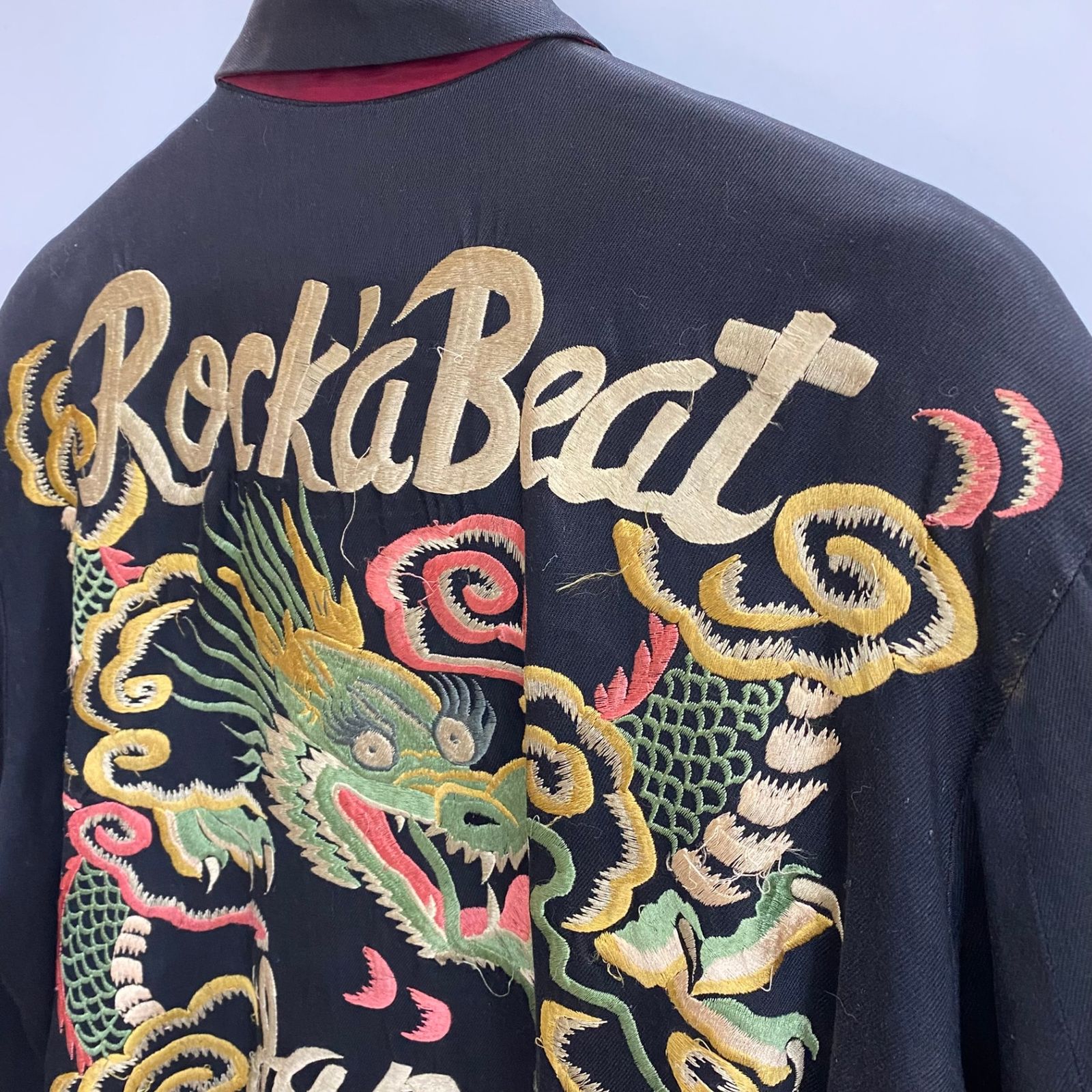 ピンクドラゴン PINK DRAGON 80's FDC Rock'A Beat Souvenir Jacket