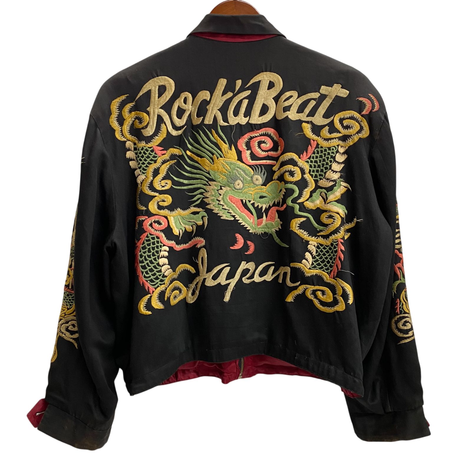 ピンクドラゴン PINK DRAGON 80's FDC Rock'A Beat Souvenir Jacket