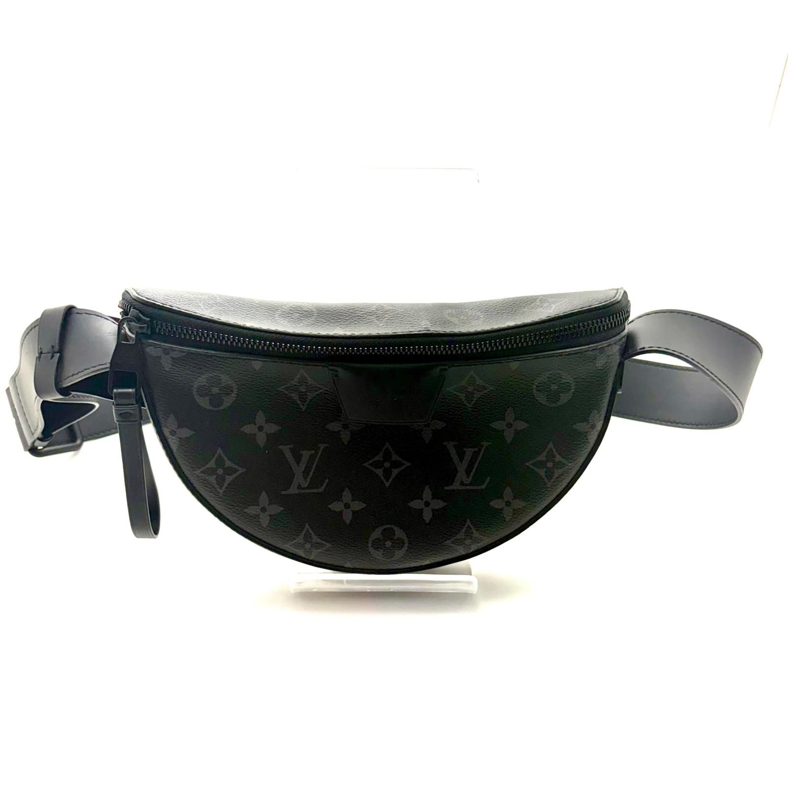 LOUIS VUITTON ルイ・ヴィトン LVムーン・クロスボディ モノグラム・エクリプス M23835 ボディバッグ PVC ブラック メンズ【中古】471