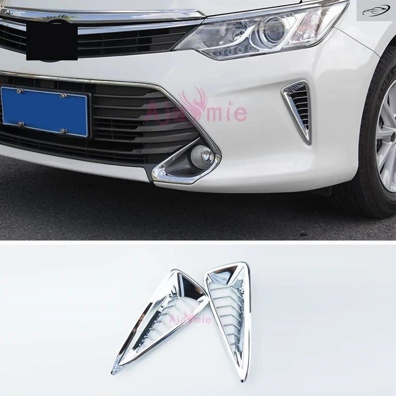 トヨタ カムリ 2015 2016 2017 フロントフォグランプカバー フォグライトステッカー トリムパネル オーバーレイフレーム カースタイリング 9,734円