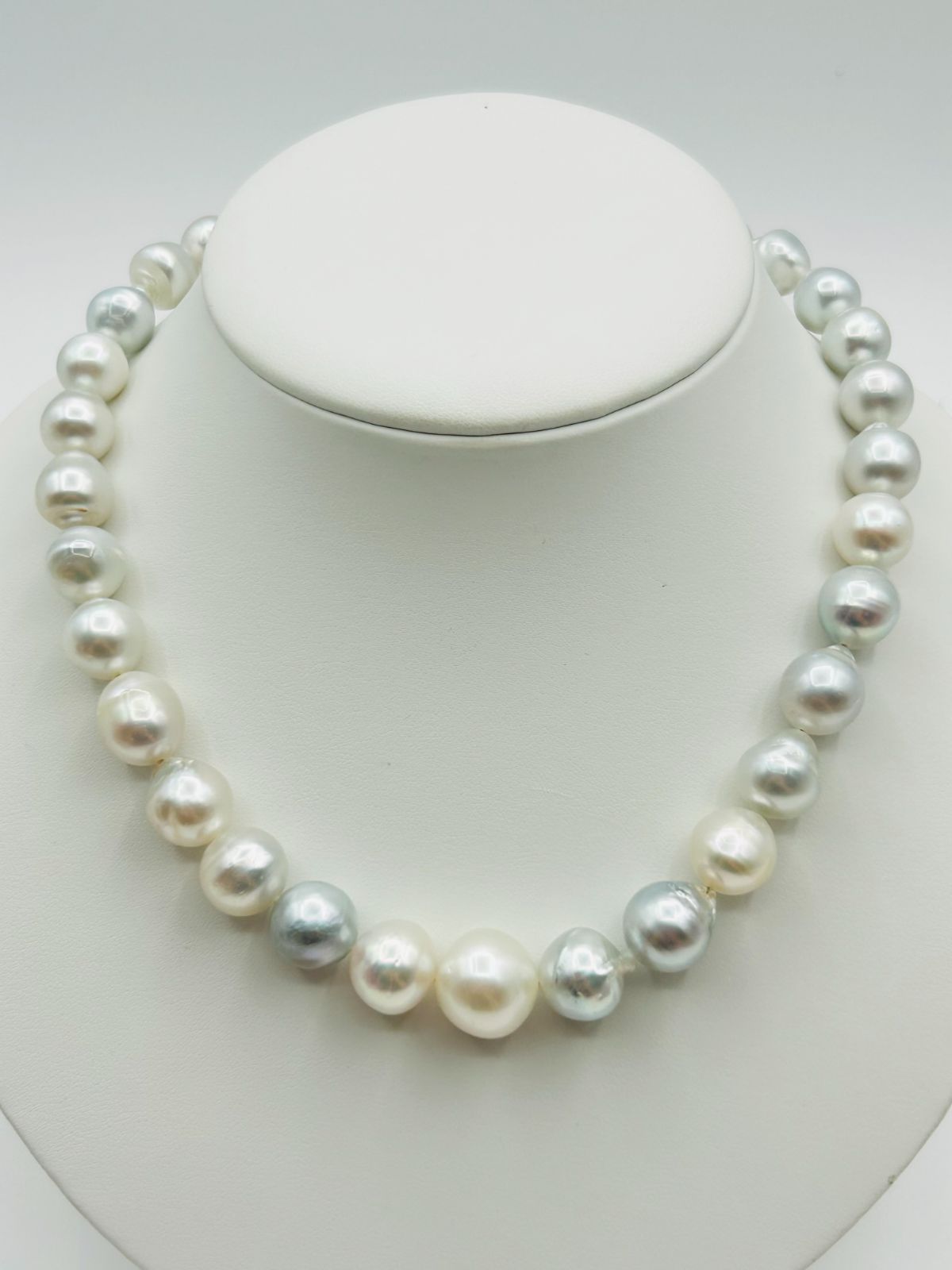 南洋 白蝶 パール ネックレス 約9.5~15.3ｍｍ South Sea Pearl