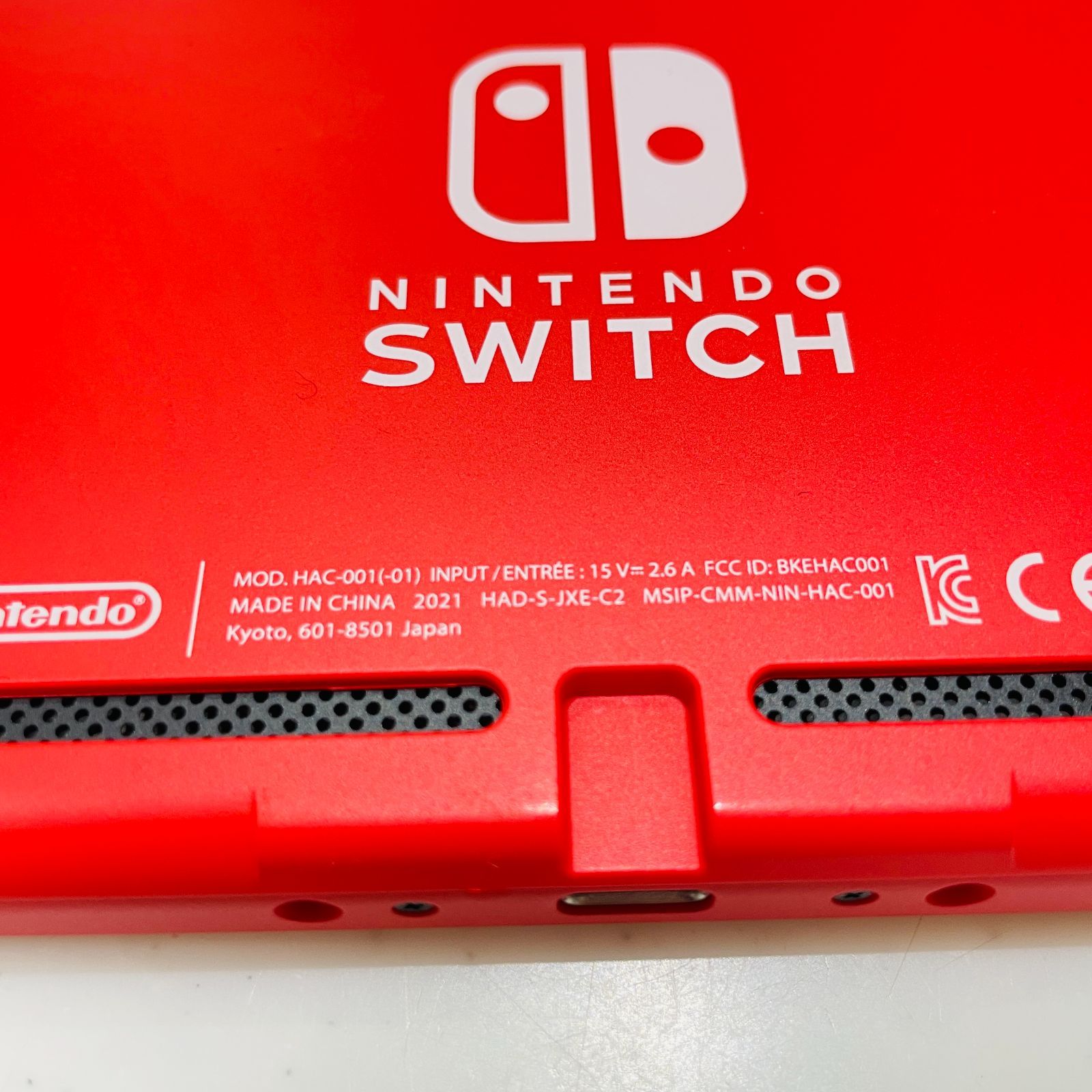 美品/画面キズなし】Nintendo Switch マリオレッド×ブルー セット 本体