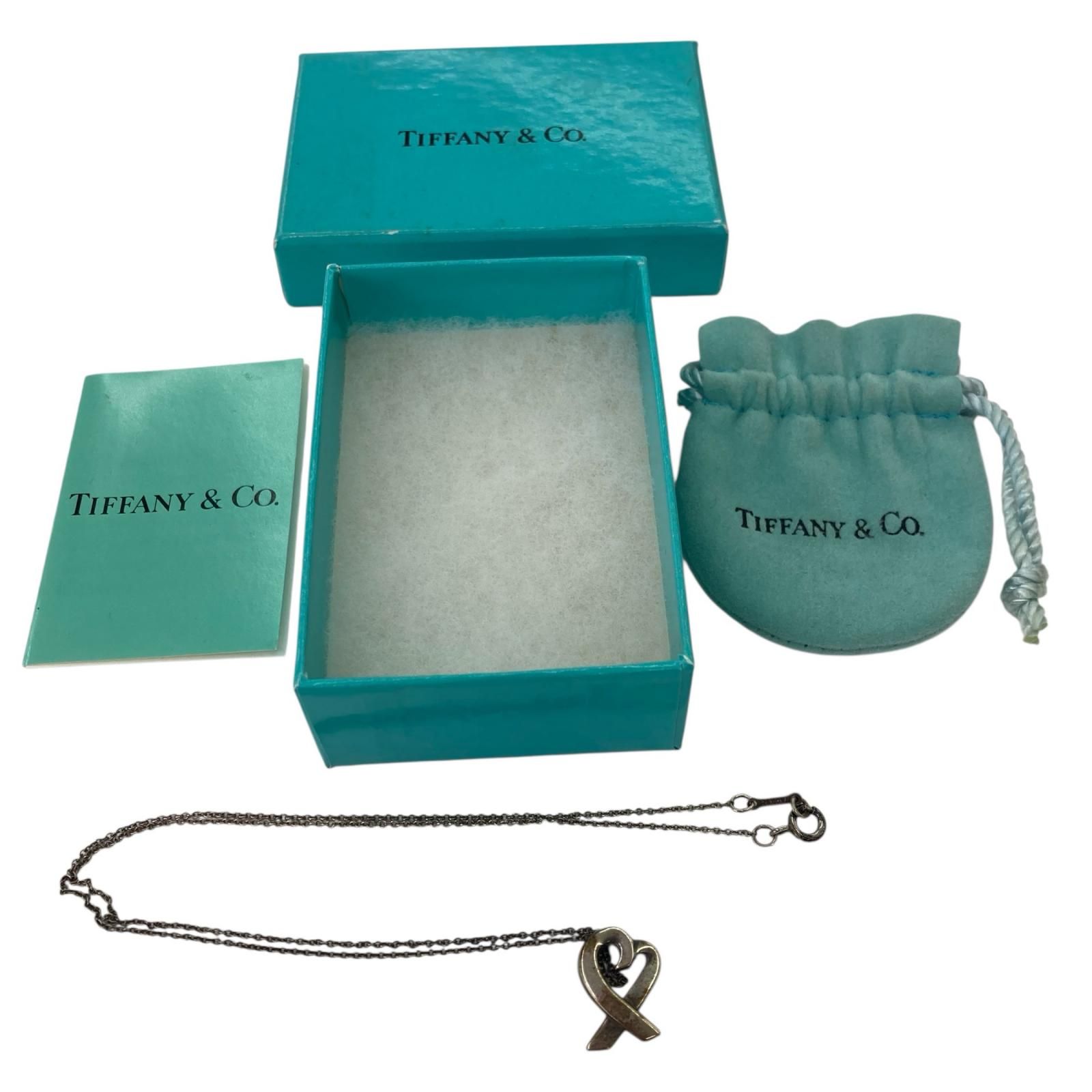 186005 TIFFANY&Co. ティファニー パロマ・ピカソ ラビングハート ネックレス SV925 箱付き