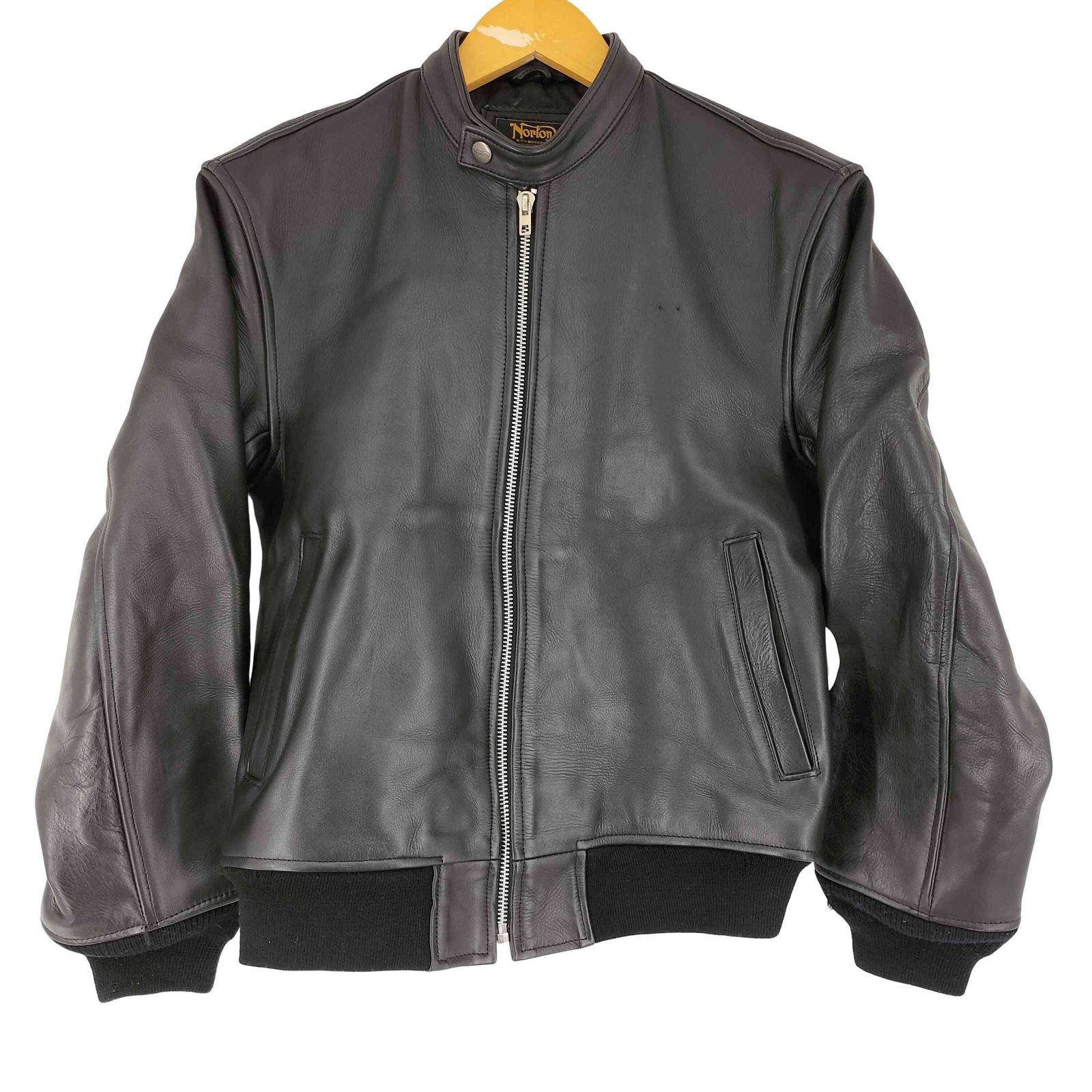 ノートン NORTON カウレザー シングルライダースジャケット メンズ import：S 6,577円