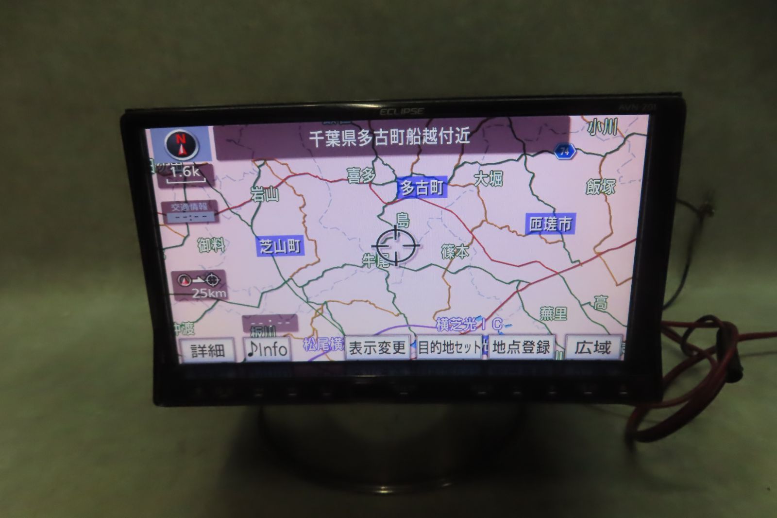 タッチパネル正常★動作保証付★F7443/イクリプス　AVN-Z01　SDナビ　地図2011年 地デジTVフルセグ Bluetooth対応 CD DVD TV B-CASカード付