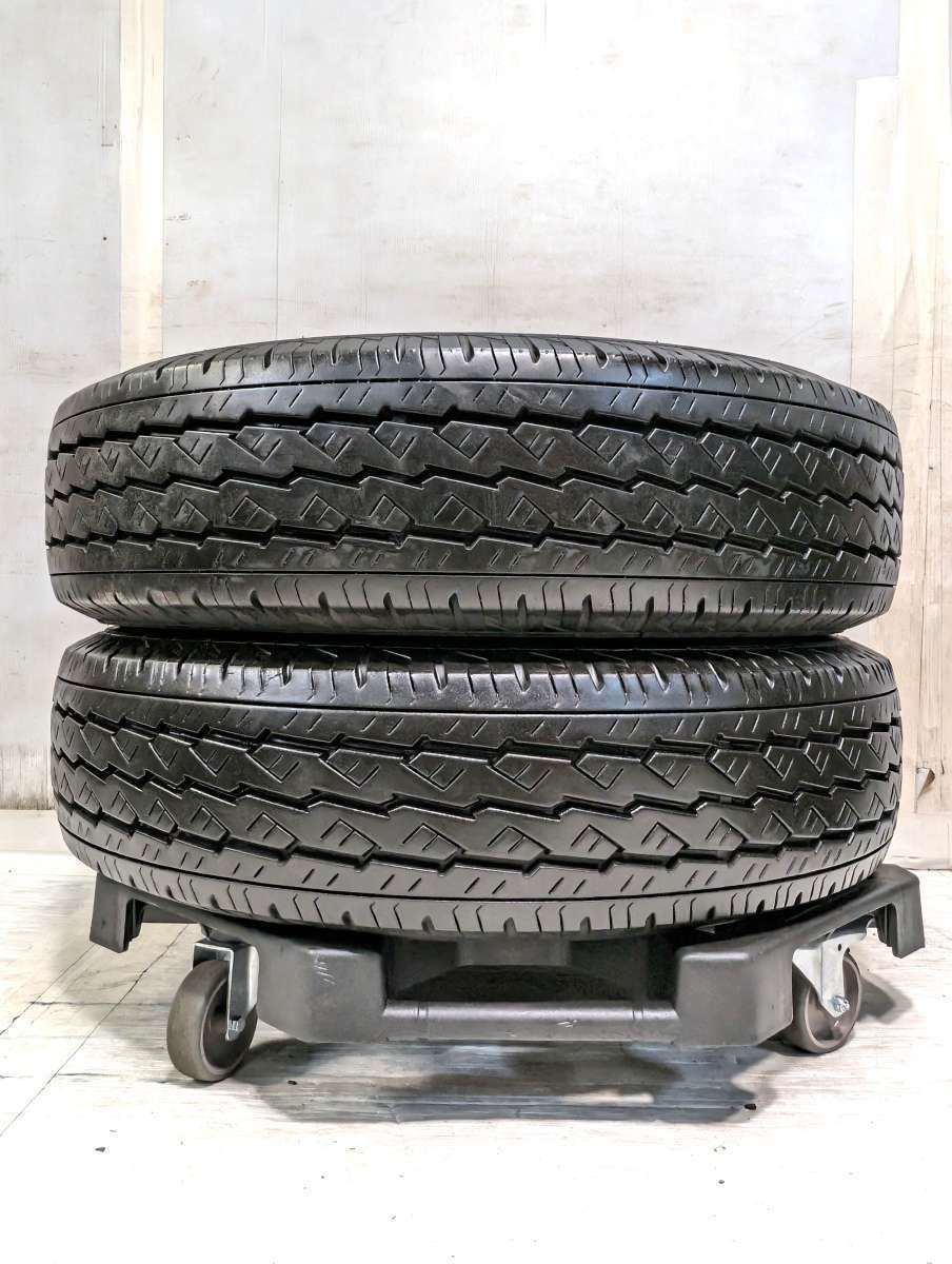 195/80R15 107/105L LT ブリヂストン V600 中古タイヤ サマータイヤ 2本セット s15260730192