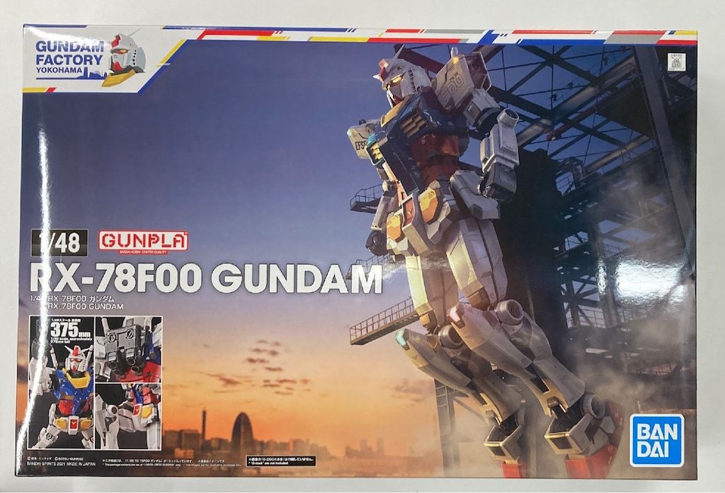 BANDAI SPIRITS 1/48 GUNDAM FACTORY YOKOHAMA RX-78F00ガンダム