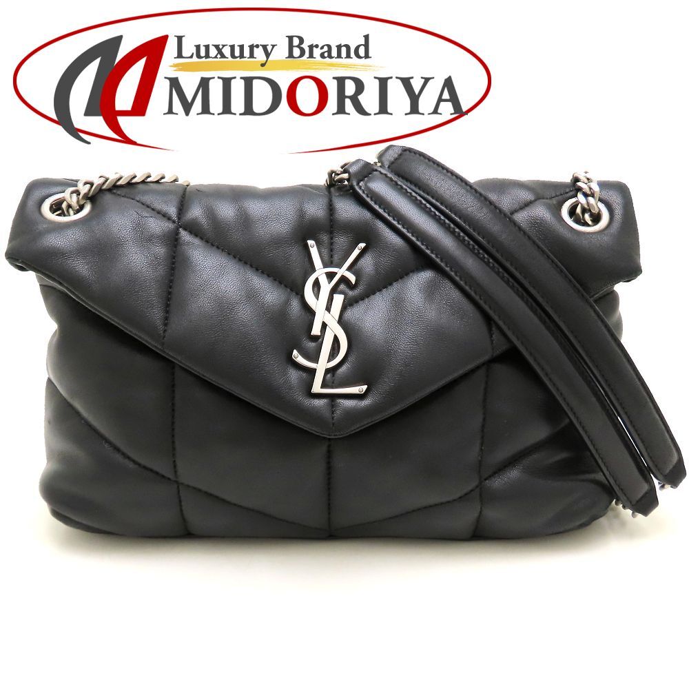 SAINT LAURENT サンローラン パファー スモール 577476 ショルダーバッグ ラムスキン ブラック レディース/353514【中古】 134,750円