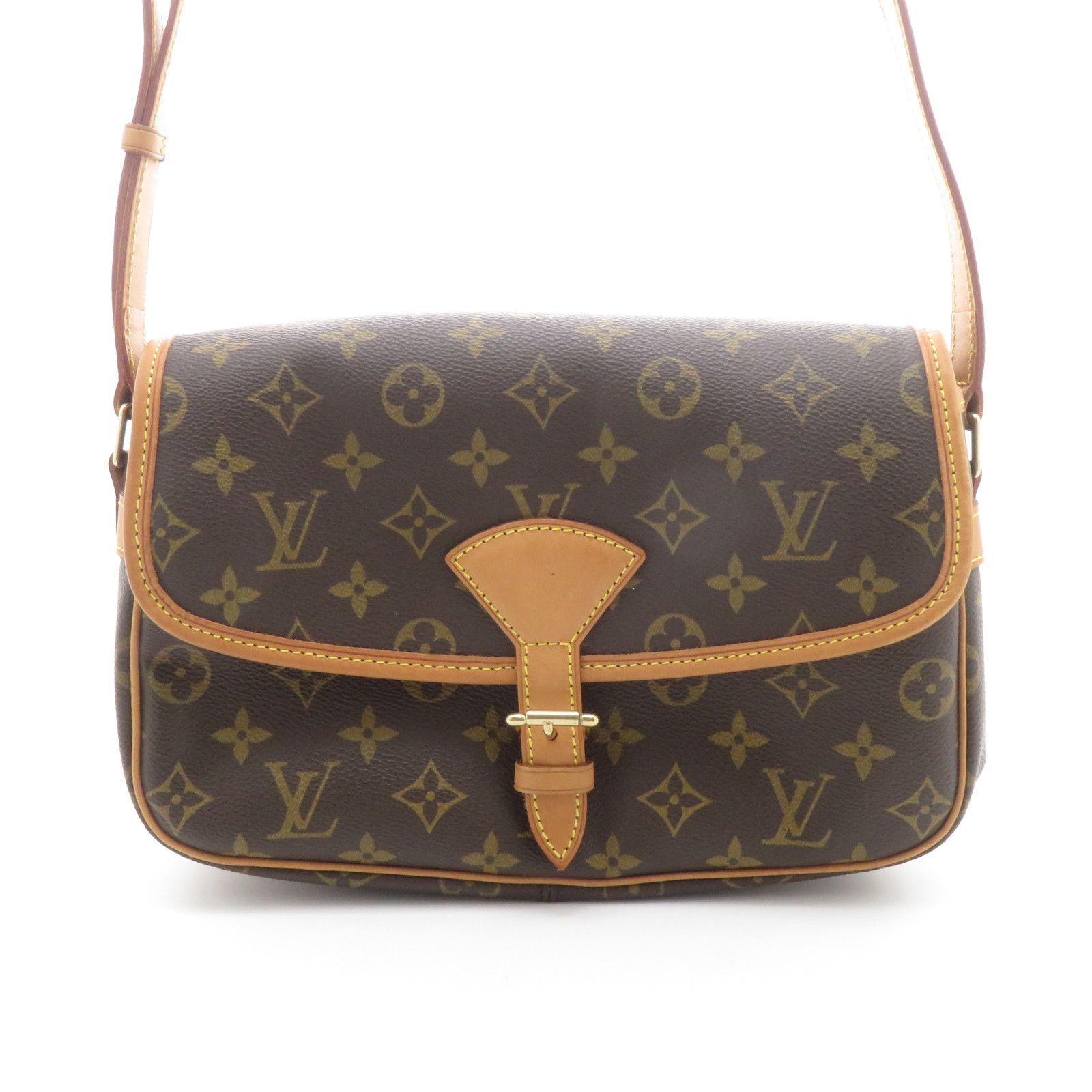 LOUIS VUITTON ルイ・ヴィトン ソローニュ モノグラム M42250 ショルダーバッグ モノグラムキャンバス ブラウン ユニセックス【中古】437