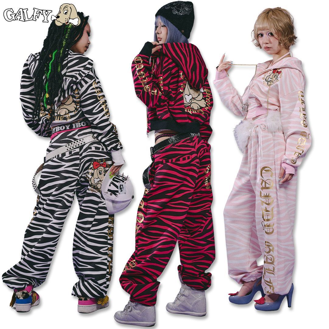 キャンディー ガルフィー CANDY GALFY 治安悪 ゼブラ パーカー & 治安 キャンディー ガルフィー CANDY GALFY 治安悪 ゼブラ パーカー & 治安
