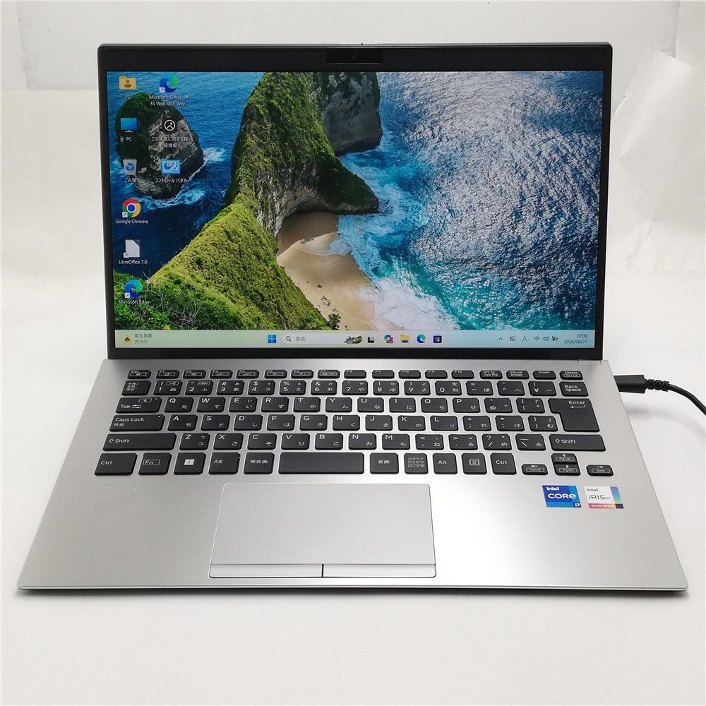 高性能 Wi-Fi有 中古ノートパソコン SONY VJPK21 Core i7 1165G7 32GB 2TB 高速SSD 無線LAN Bluetooth カメラ Windows11 Office済 即使用可Windowsノート本体