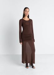 【予約販売】【新品・最安値】Lemaire Long sleeve tube dress FIG 正規品 その他