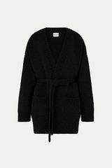 【予約販売】【新品・最安値】Le Kasha Cardigan BLACK 正規品 ノースリーブ