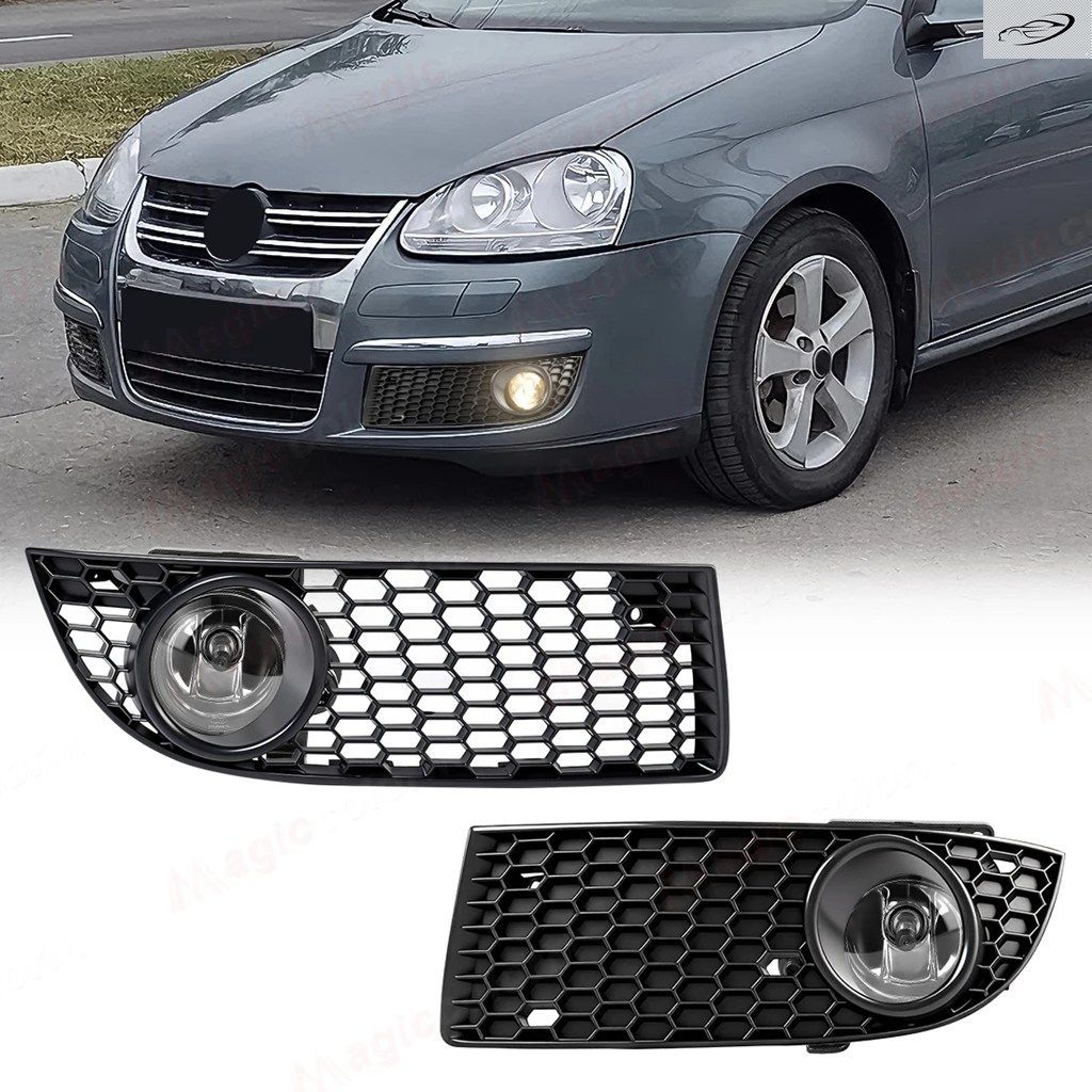 VW ジェッタ MK6 2008 - 13 車用フォグランプ ハロゲンフォグライト フロントバンパー デイライト 1JM941700 1JM941699