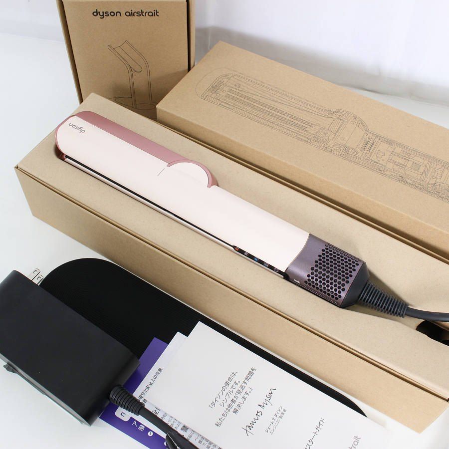 【美品】Dyson Airstrait ストレイトナー HT01 VLP セラミックピンク ヘアドライヤー ヘアアイロン ダイソン エアストレート 本体
