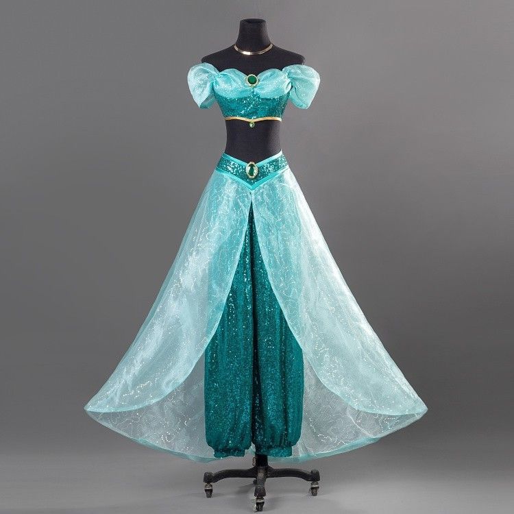 コスプレ ドレス ジャスミン アラジン プリンセス 大人用 仮装 演出服 クリスマス服 ハロウィン イベント 舞台 撮影 パーティー レディース キャラクター衣装