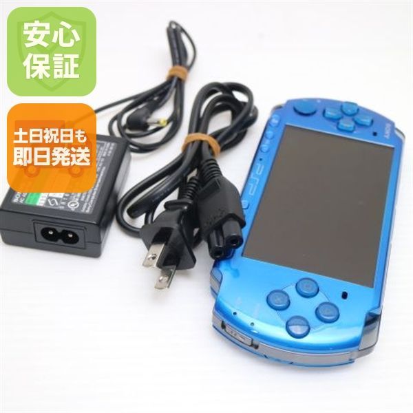 美品 PSP-3000 バイブラント・ブルー 即日発送 game SONY PlayStation Portable 本体 土日祝発送OK