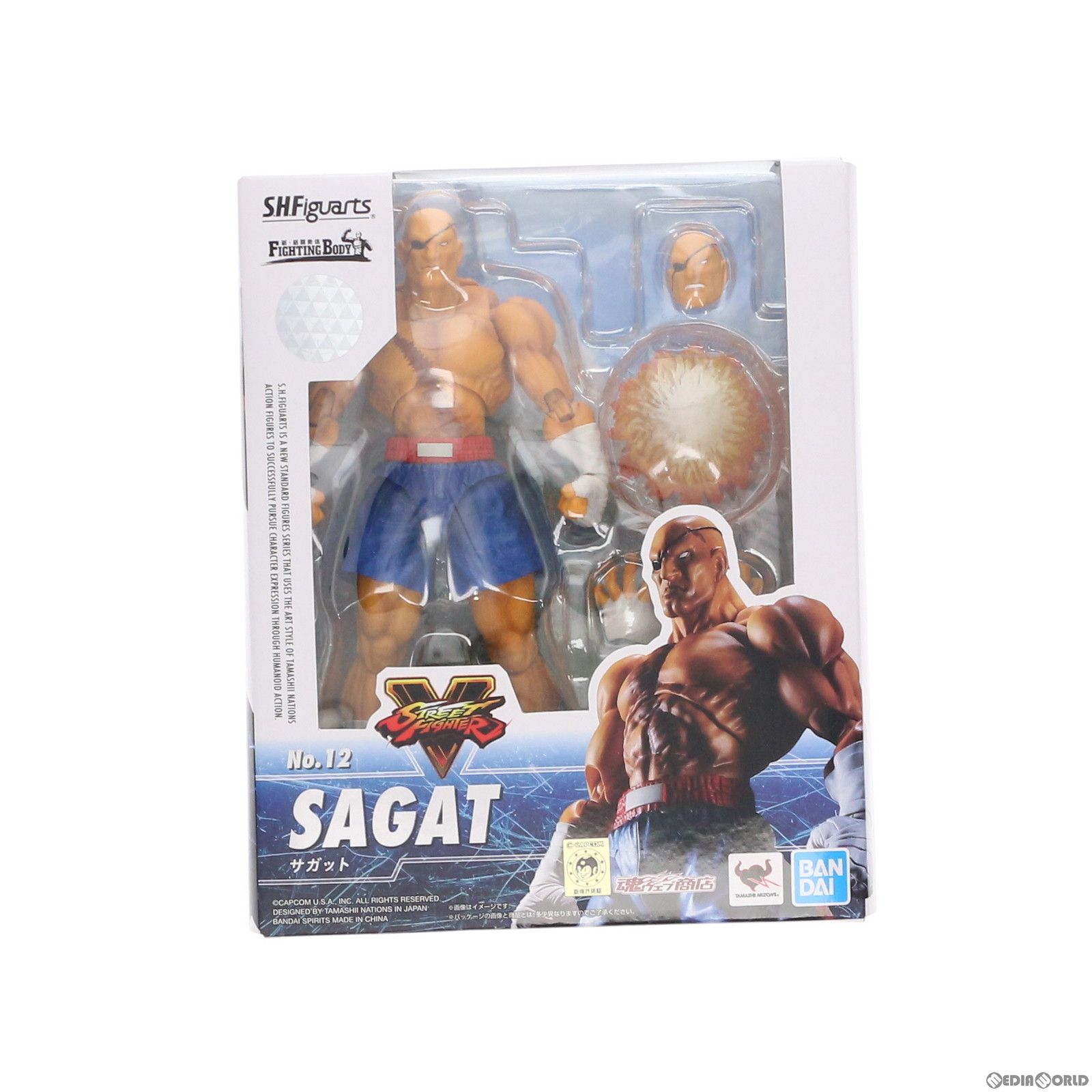 魂ウェブ商店限定 S.H.Figuarts(フィギュアーツ) サガット ストリートファイターV 完成品 可動フィギュア バンダイスピリッツ