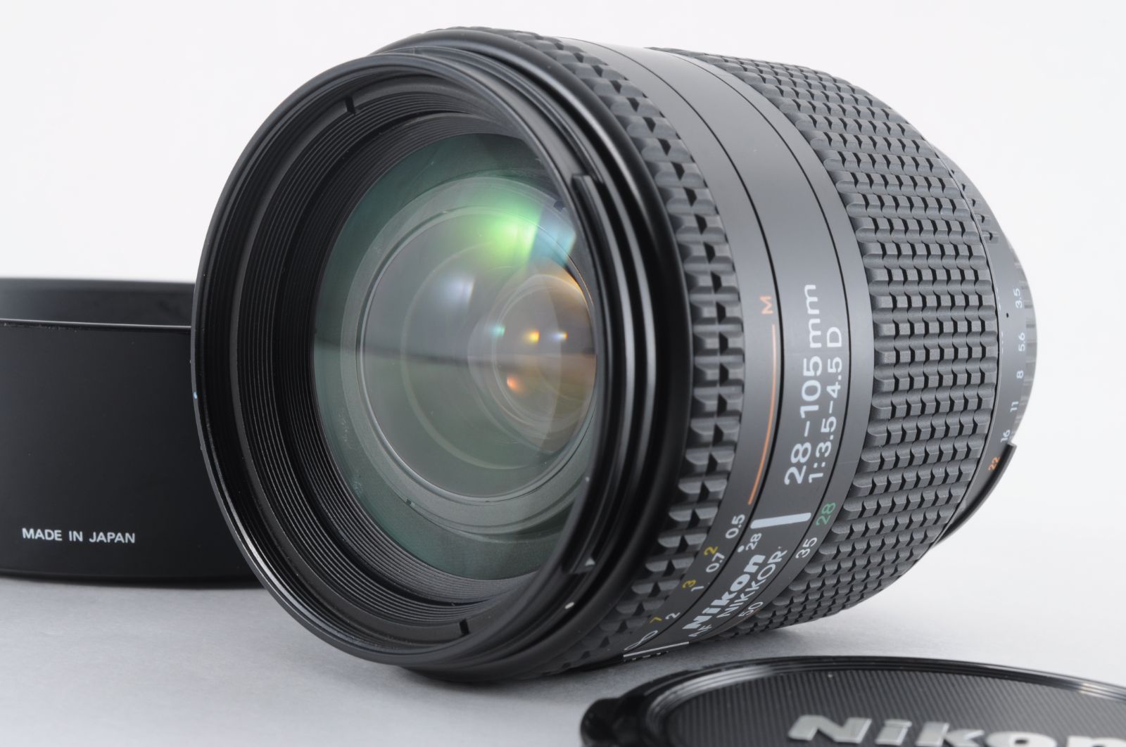 ■美品■ 動作確認済 Nikon AF 28-105mm F3.5-4.5D Lens ズームレンズ フード付 交換レンズ