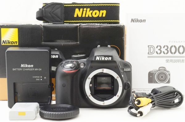 ☆極上美品☆ Nikon ニコン D3300 ボディ 元箱 付属品 Shot数 9,400枚前後！ ♯26082304