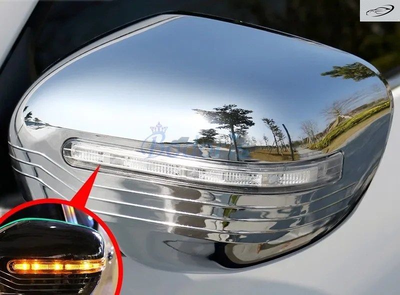 日産ナバラ D23 フロンティア NP300 2016-2020 サイドミラーカバー LEDランプ付き/なし リアビューパネル キャップ シェル