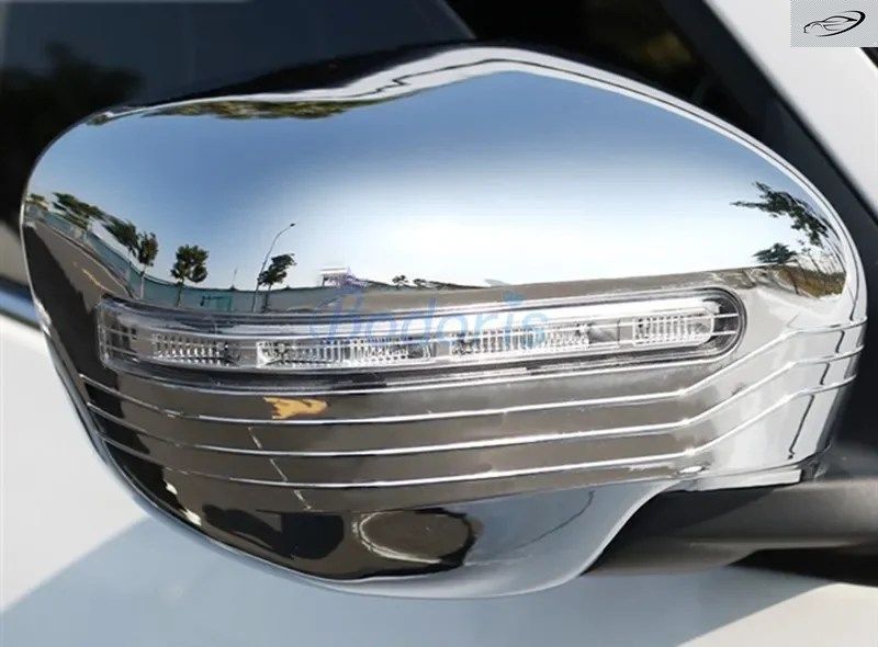 日産ナバラ D23 フロンティア NP300 2016-2020 サイドミラーカバー LEDランプ付き/なし リアビューパネル キャップ シェル