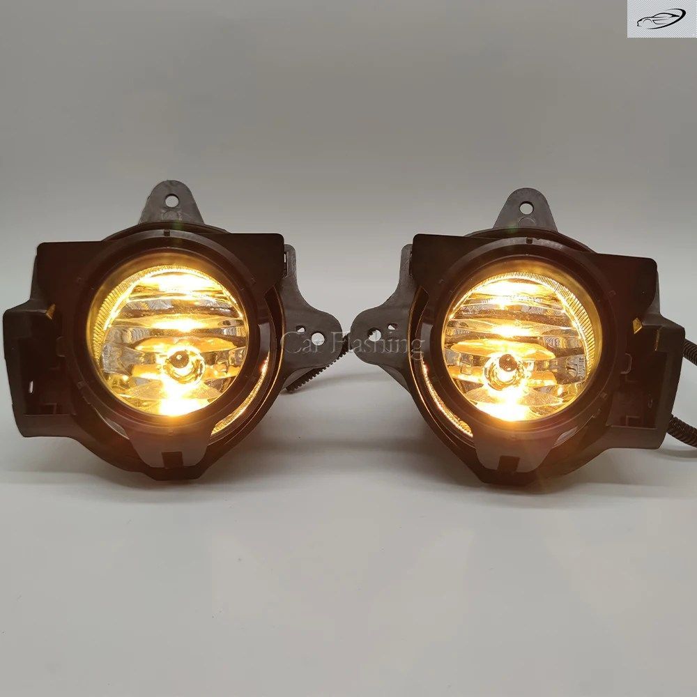 トヨタ ハイラックス ヴィーゴ MK7 2012 - 16 用 LED フロントバンパー フォグランプ 配線スイッチハーネスキット フォグランプカバー付き