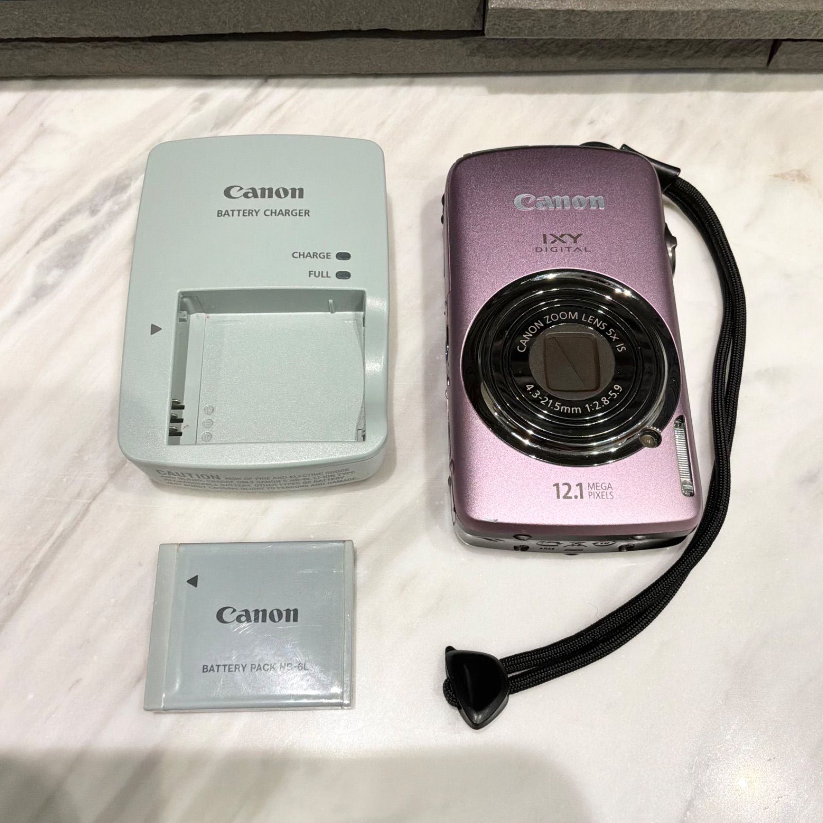 [Power Confirmed] Canon IXY DIGITAL 930 IS Pink 12.10 Million Pixel Old Computer Digital Cannon Digital Camera