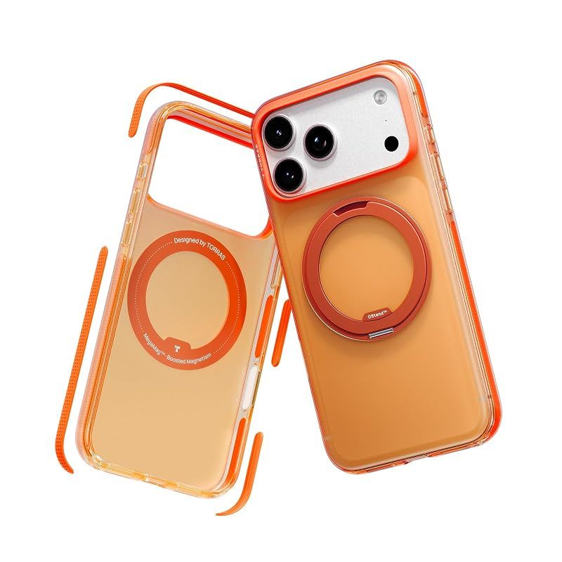 【新品】 TORRAS iPhone 17 Pro Max 用ケース 【カラーアクセント・複合高分子耐衝撃バンパー】リング Ostand O3 Hue MagSafe対応 米軍MIL規格耐衝撃 スタンド 指紋防止 黄変防止 カメラコントロールボタン付き ストラ 9,135円