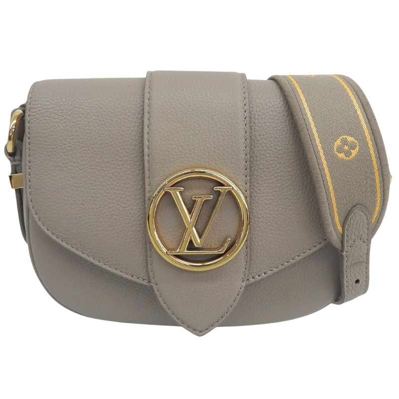 ルイヴィトン LOUIS VUITTON ポンヌフソフトPM ショルダーバッグ トリヨン グレージュ M58728 中古 新入荷 LV2211