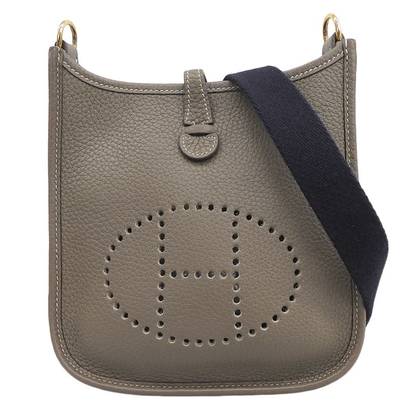 エルメス HERMES エブリン16TPMアマゾン ショルダーバッグ トリヨンクレマンス エトゥープ Z刻印 2021年 中古 新入荷 HE1225