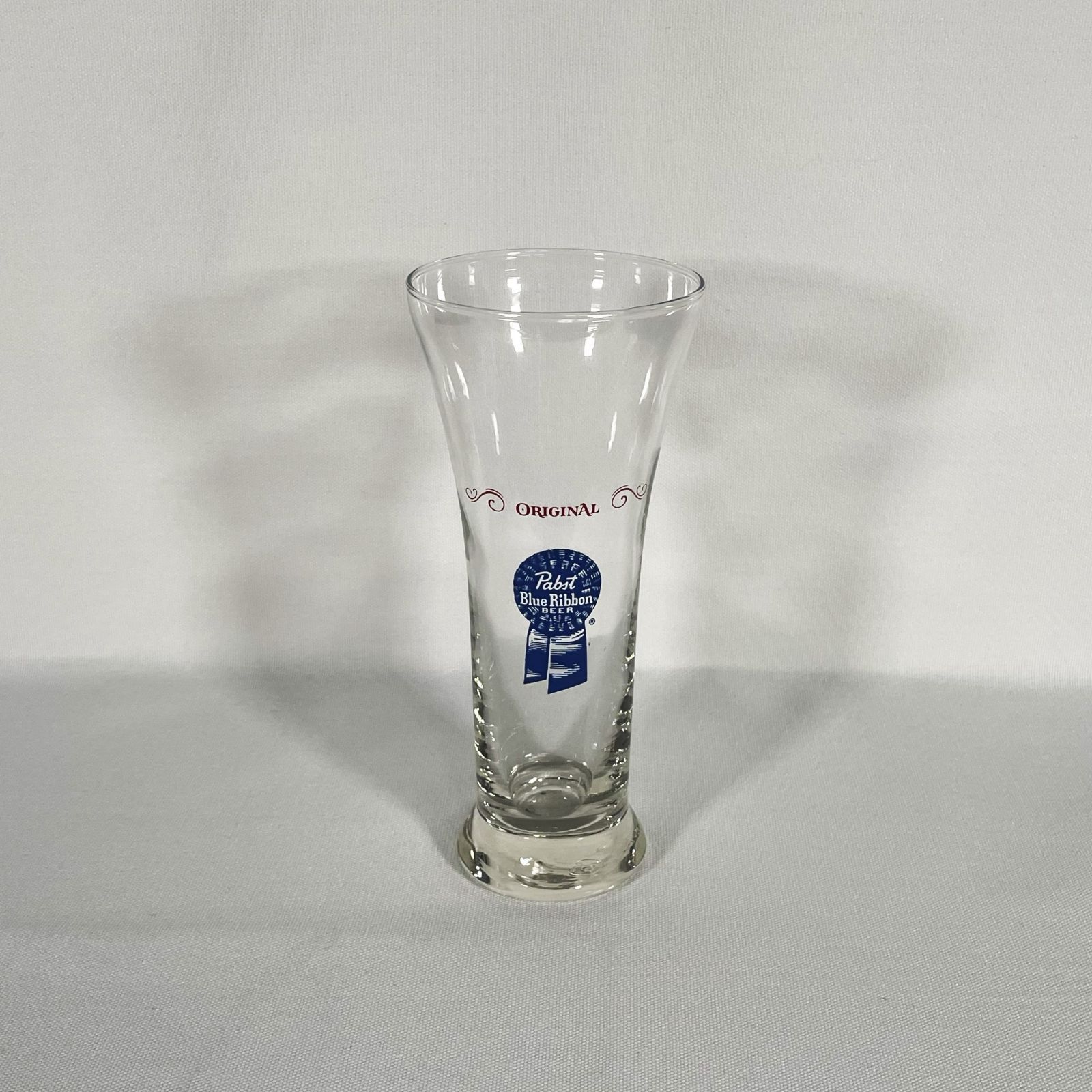 60s Pabst Blue Ribbon Libbey Pilsner Beer Glass PBR　60年代　パブストブルーリボン　ピルスナーグラス　ヴィンテージ　アンティーク　アメトイ