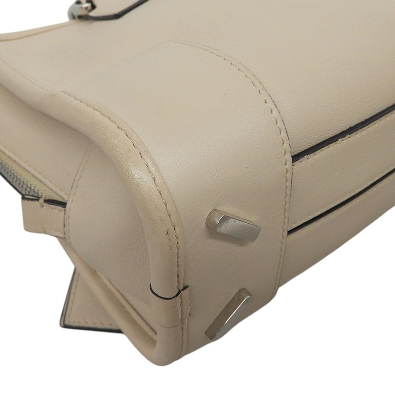 ロエベ LOEWE アマソナ23 2WAYバッグ ハンドバッグ ショルダーバッグ レザー ベージュ 中古 新入荷 OB2912