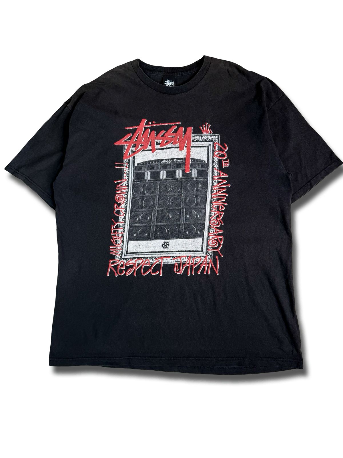 STUSSY x MYTHeCRAuN 20周年記念 ワールドツアー半袖Tシャツ