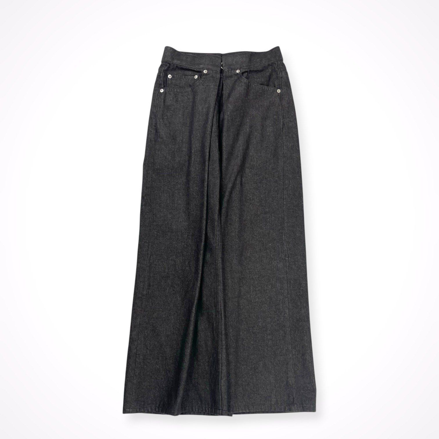 JOHNLAWRENCESULLIVAN / フロントタックワイドデニムパンツ 参考定価：42,000+tax SIZE:6 7,448円
