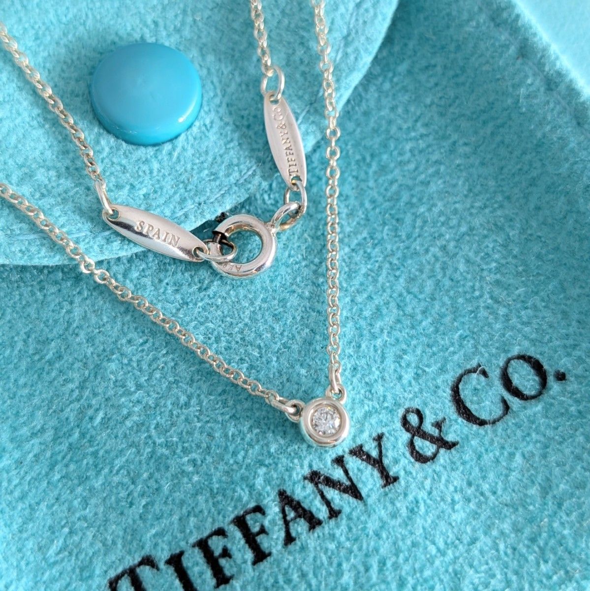 ティファニー 0.05ct バイザヤード ダイヤモンド ネックレス BFA1e 25,404円