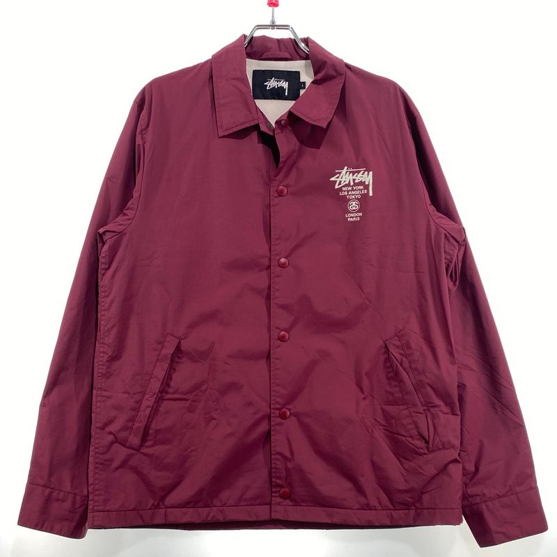 【現状渡し品】 STUSSY ステューシー NYLON COACH JACKET ナイロン コーチ ジャケット アウター 【142-251130-sa-08-tei】