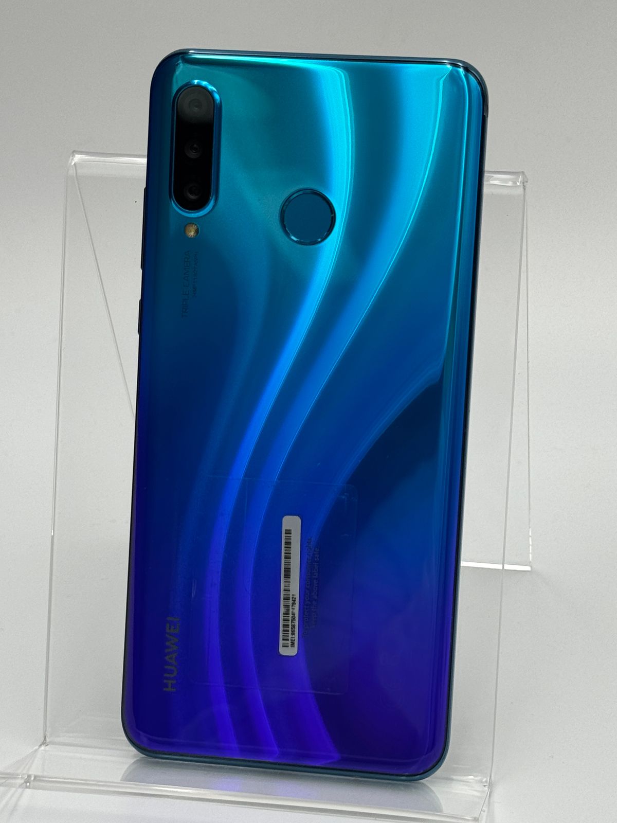 【中古B】HUAWEI P30 lite MAR-LX2J ピーコックブルー SIMフリー 白ロム 7,200円