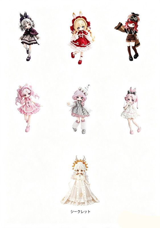 【予約】【新品】YANCHUANG LULU ELFの物語 秘境の契約シリーズ トレーディングドール 6個入り1BOX【正規品】 18,480円