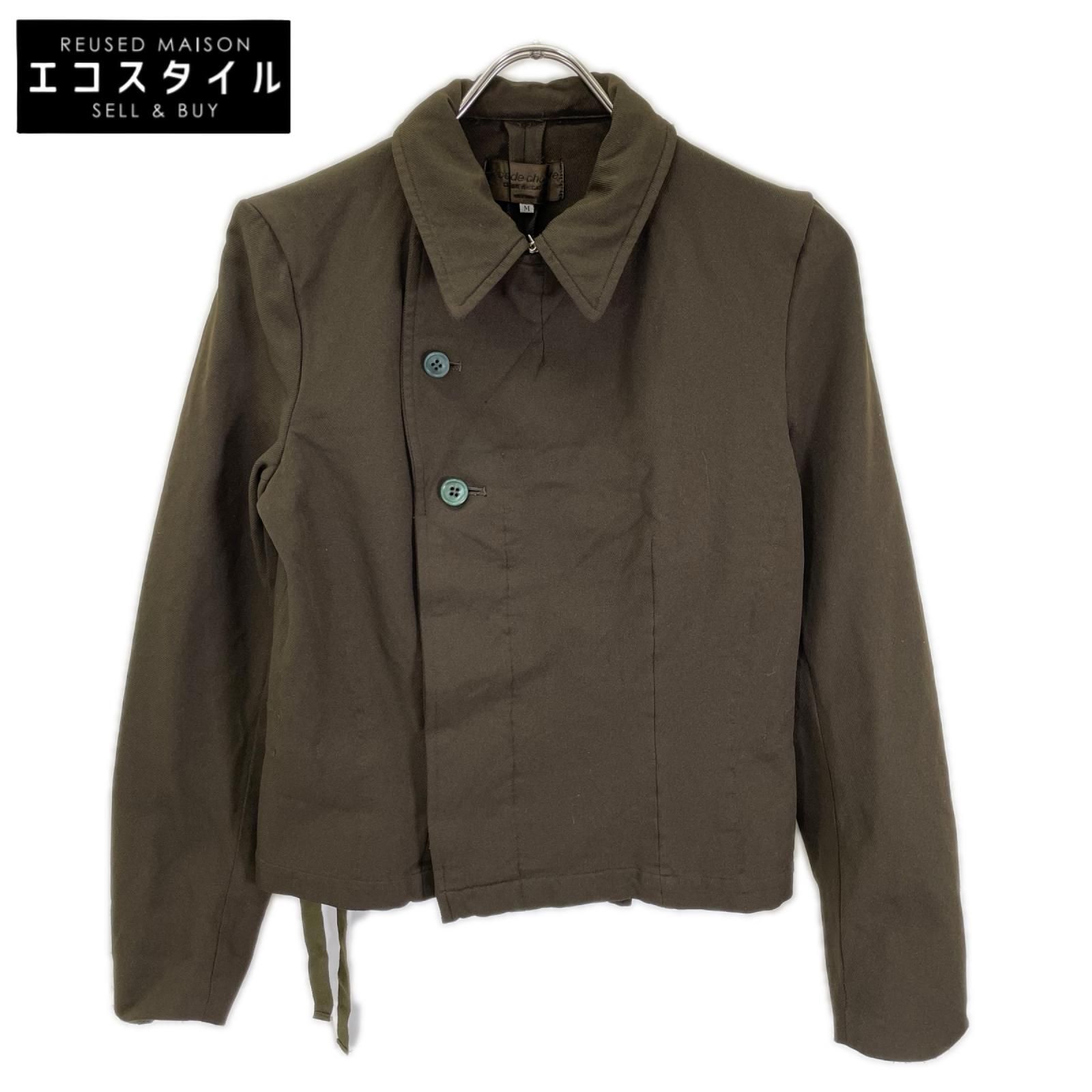 robe de chambre COMMEdesGARCON　ローブドシャンブル コムデギャルソン　02年 RI-J010 ブラウン ジャケット　M