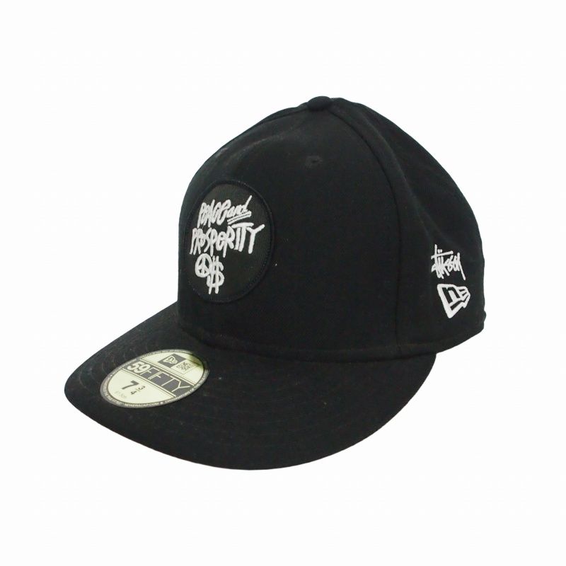 ステューシー STUSSY × ニューエラ NEW ERA 59FIFTY ベースボールキャップ 帽子 7 3/4 61.5㎝ ブラック 黒 7,848円