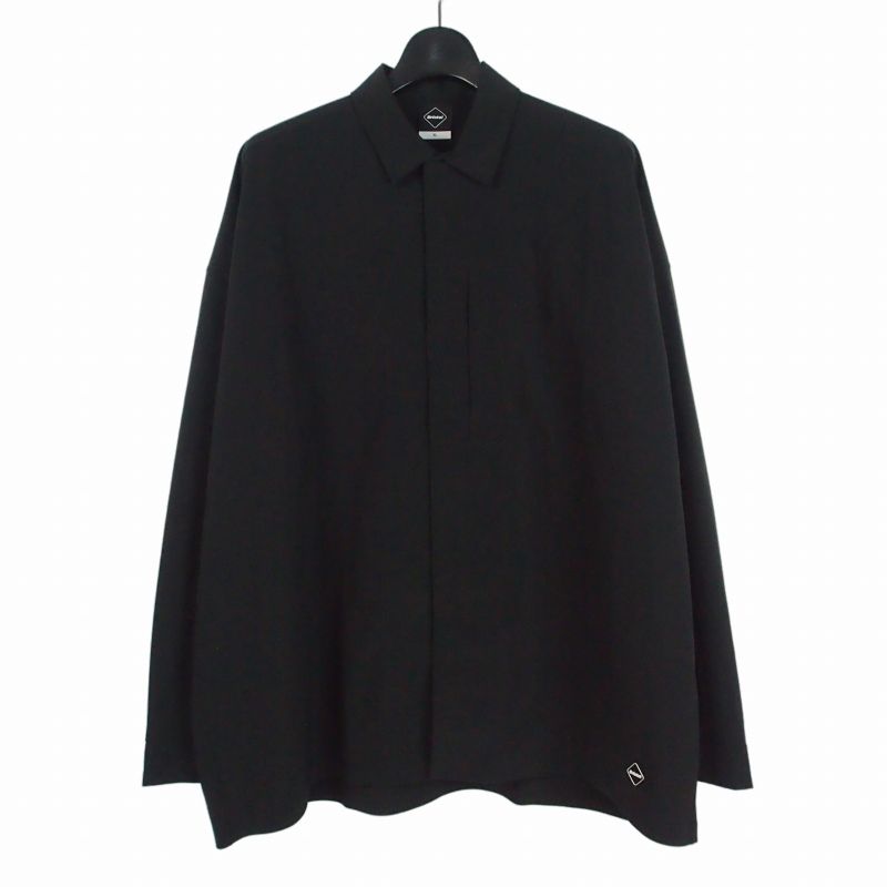エフシーレアルブリストル F.C.Real Bristol FCRB 25SS TECH TEAM SHIRT JACKET テックチームシャツジャケット XL ブラック 黒 FCRB-250068