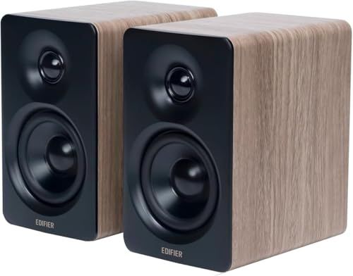 【VGP2025金賞&コスパ大賞】 Edifier M60 デスクトップHiFiスピーカー Bluetooth 5.3 LDAC対応 ハイレゾワイヤレス ニアフィールド設計 USB-C/AUX接続 アルミスタンド付 省スペース MDF木製 ブ f0271ccb