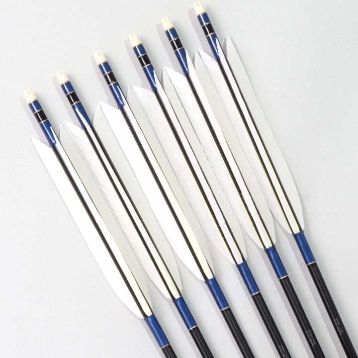 【現品限り】弓道 矢 近的ジュラ矢 EASTON 1913シャフト ターキー白羽 6本組 [M23]